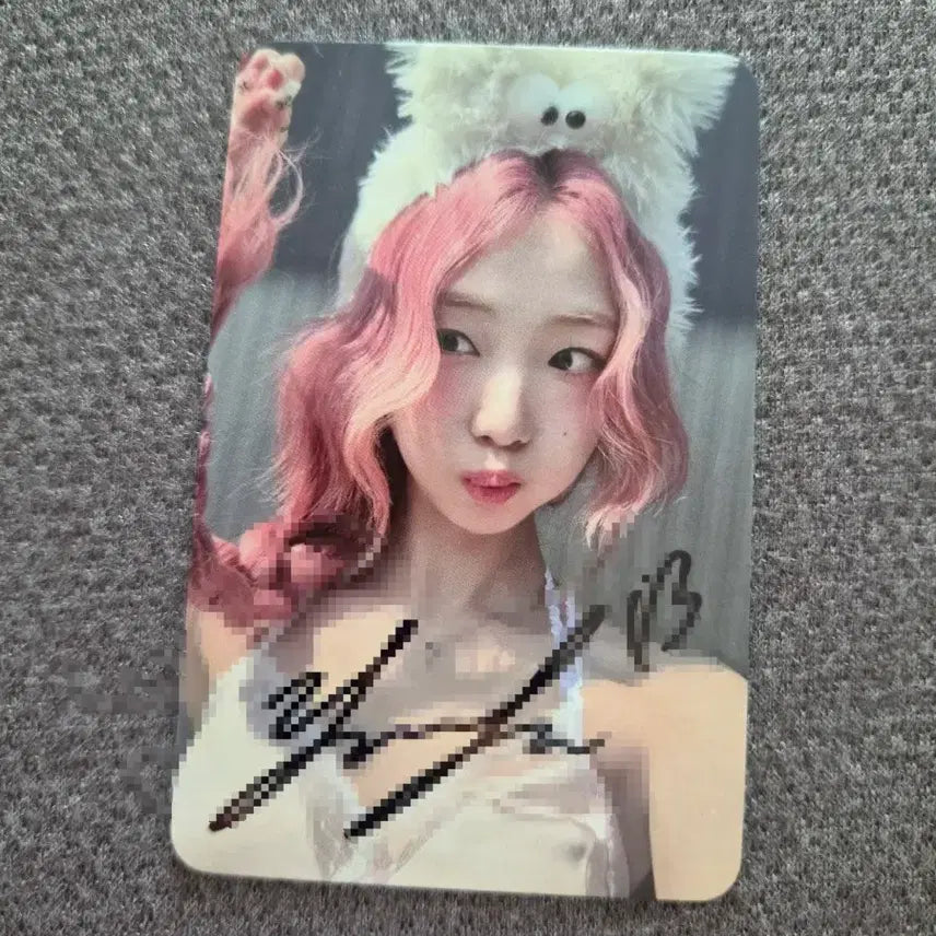 [BUNJANG] LUMINOUS Yeojin Signed Photocard / 루셈블 여진 싸인 포카