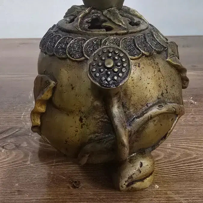 [BUNJANG] Bronze Peach Censer / 청동 복숭아 향로