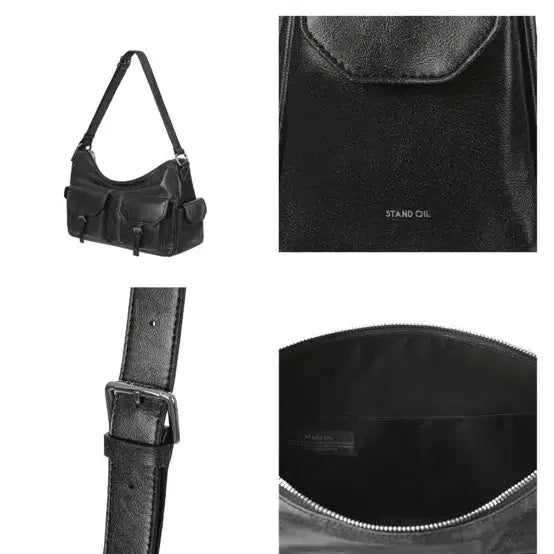 [BUNJANG] Standoil Joey Bag Leather Shoulder Bag Mini / 블랙, 미니백X) 스탠드오일 조이백 Joey Bag 가죽 숄더백 가방