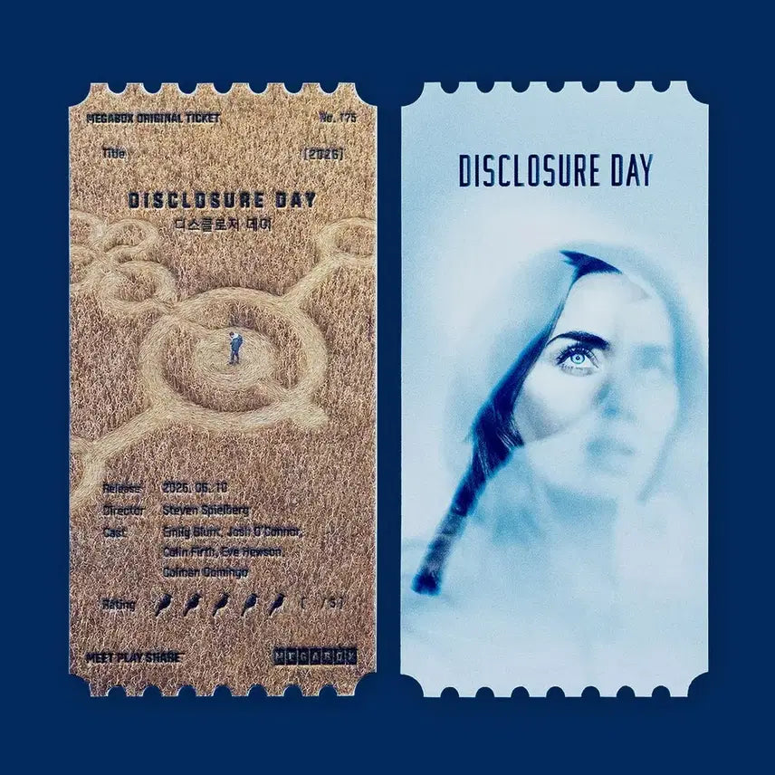 [BUNJANG] Disclosure Day Original Ticket &amp; Dolby Poster Bundle / (일괄) 디스클로저 데이 오리지널 티켓, 돌비 포스터