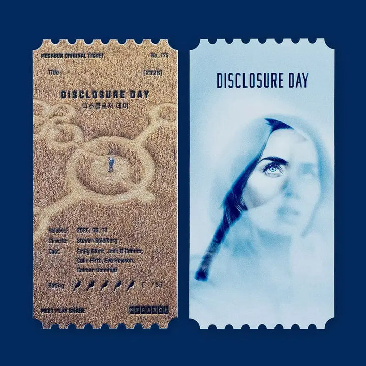 [BUNJANG] Disclosure Day Original Ticket &amp; Dolby Poster Bundle / (일괄) 디스클로저 데이 오리지널 티켓, 돌비 포스터