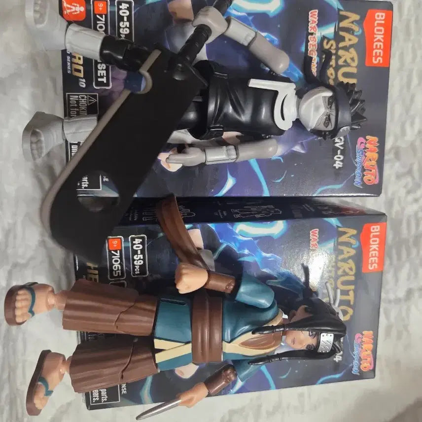 [BUNJANG] Blocky Naruto Figure Set Zabuza Haku / 블로키 나루토 피규어 세트 하쿠 자부자