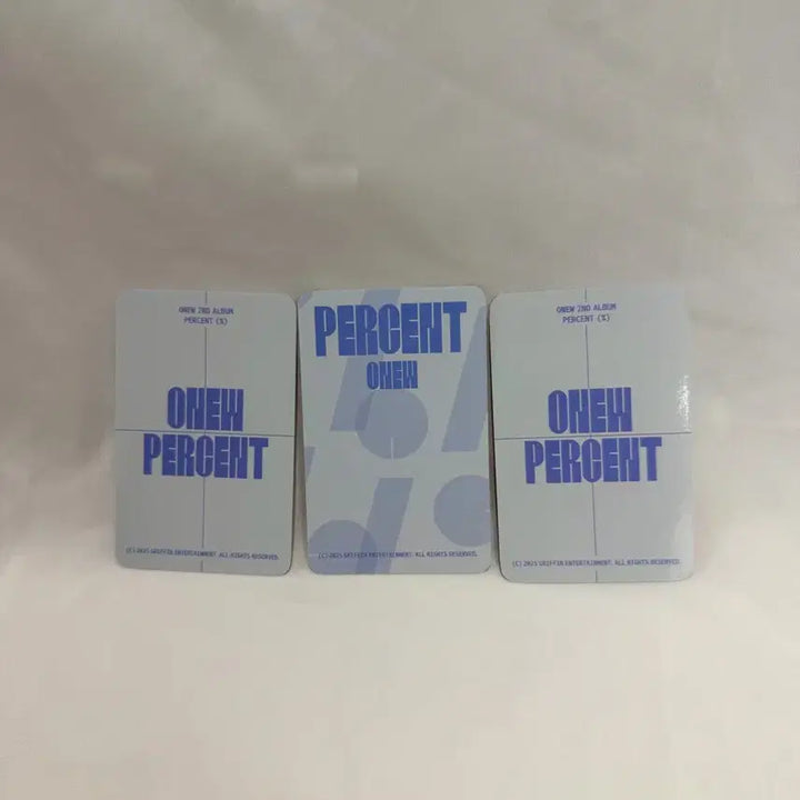 [BUNJANG] SHINee Onew Percent Popup Photocard Bundle Set / 샤이니 온유 퍼센트 팝업 포카 3종일괄