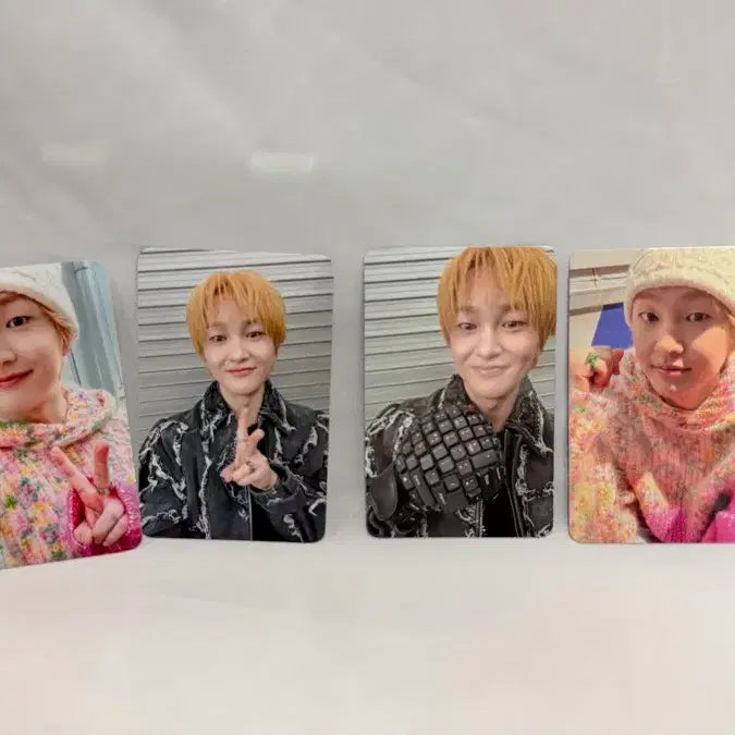 [BUNJANG] SHINee Onew Percent Pop-Up &amp; Album Photocard Bundle Set (4 types) / 샤이니 온유 퍼센트 팝업 포카 및 앨범포카 4종일괄