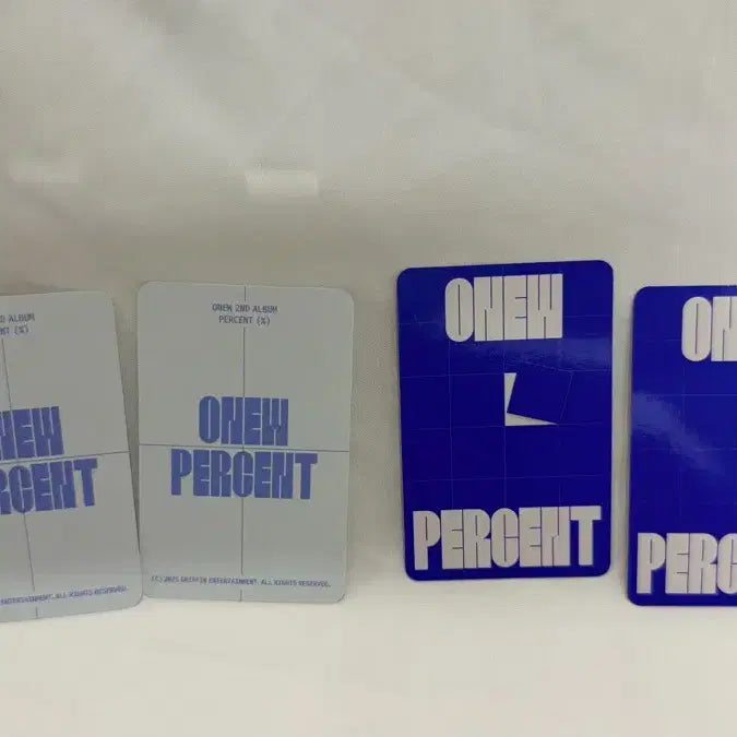[BUNJANG] SHINee Onew Percent Pop-Up &amp; Album Photocard Bundle Set (4 types) / 샤이니 온유 퍼센트 팝업 포카 및 앨범포카 4종일괄