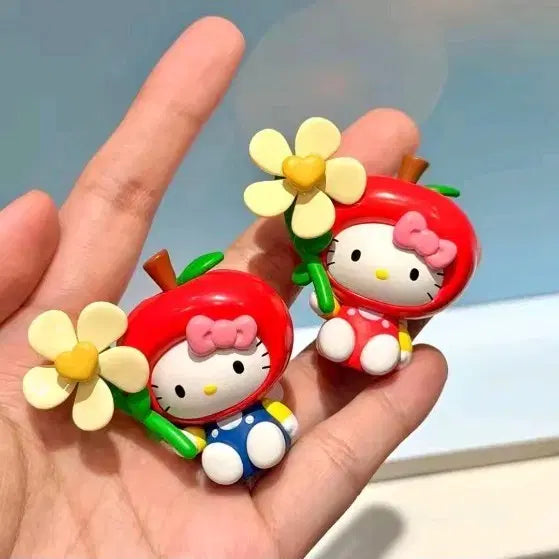 [BUNJANG] Hello Kitty Apple Kitty Pinwheel Figure / 헬로키티 바람개비 피규어 사과키티 산리오