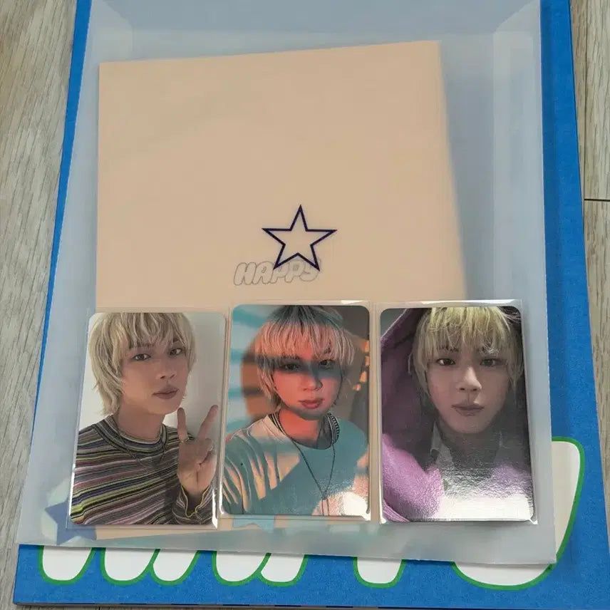 [BUNJANG] BTS Jin Happy Album Photocard Bundle Set / 일괄) 방탄소년단 BTS 석진 진 jin 해피 happy 앨범 포카
