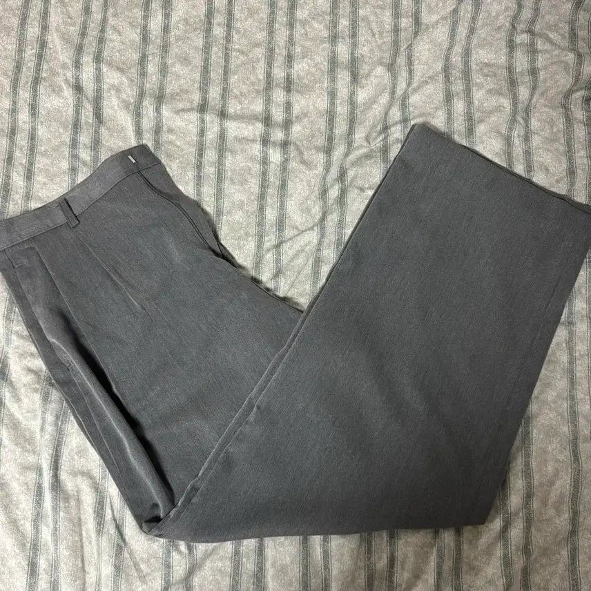 [BUNJANG] Wide Fit Slacks / 와이드 슬렉스