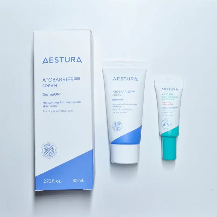 [BUNJANG] AESTURA Atobarrier 365 Cream Set (80ml + 30ml + 25ml) / [미개봉]에스트라 아토베리어365 크림 80ml+30ml+덤