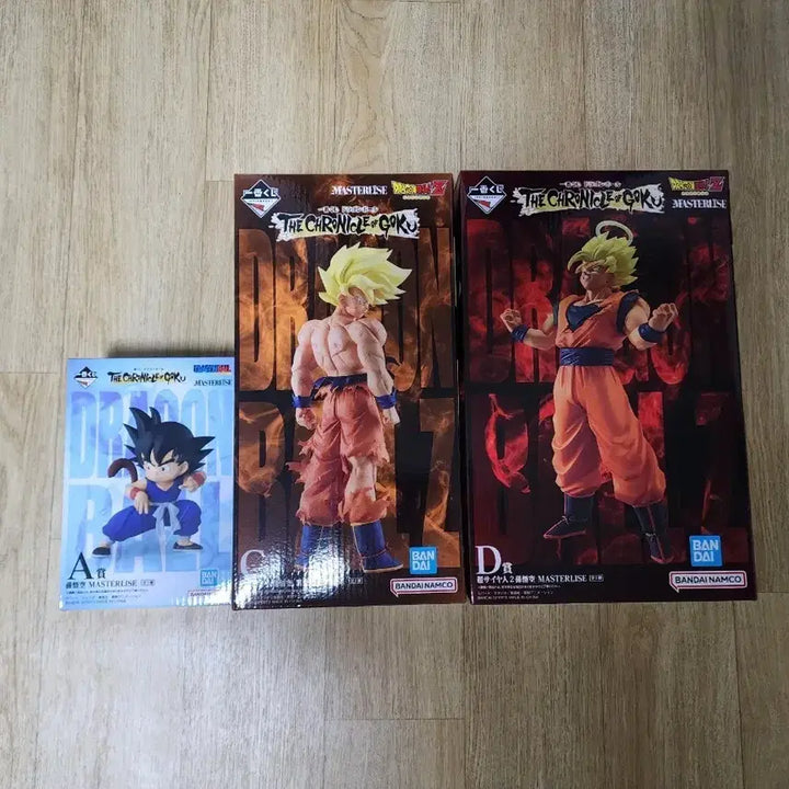 [BUNJANG] Ichiban Kuji Dragon Ball Chronicle A, C, D Prize Bundle Set (Sealed) / 미개봉 일괄) 제일복권 드래곤볼 클로니클 A상+C상+D상