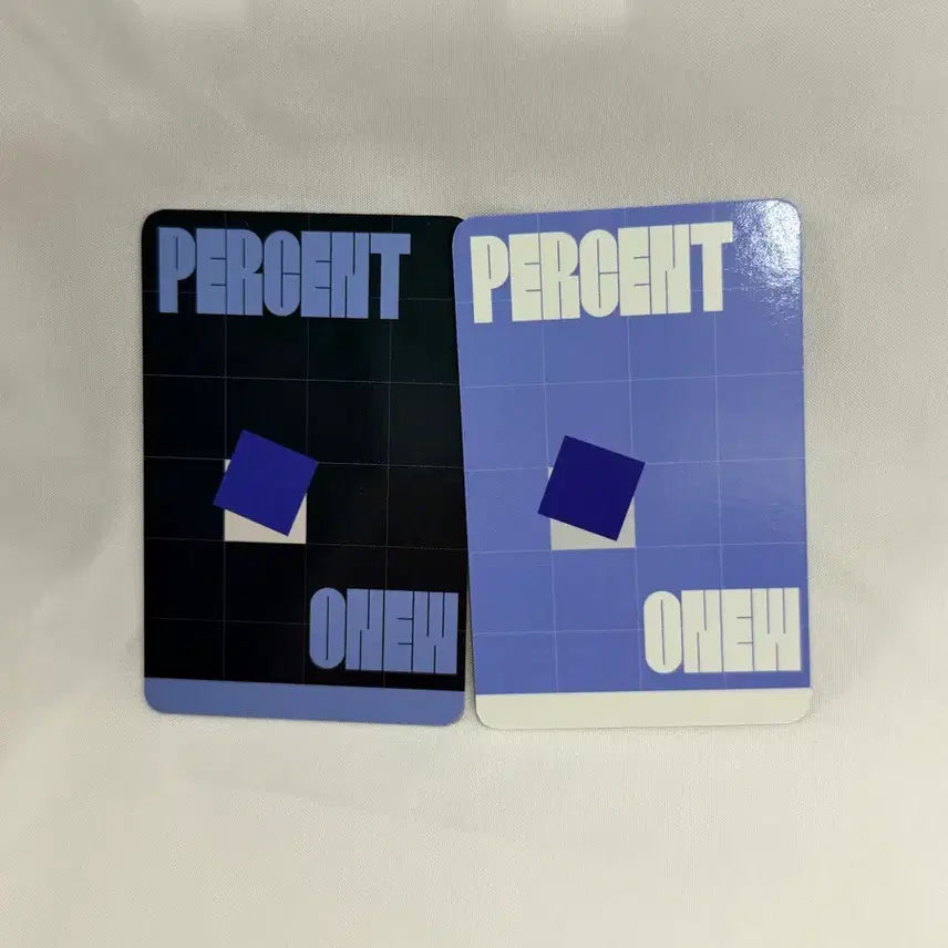 [BUNJANG] SHINee Onew Percent Photocard Bundle Set (2 Types) / 샤이니 온유 퍼센트 포카 2종 일괄