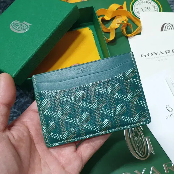 [BUNJANG] Goyard Saint Louis Card Holder Green / 고야드생쉴피스 카드지갑(그린)