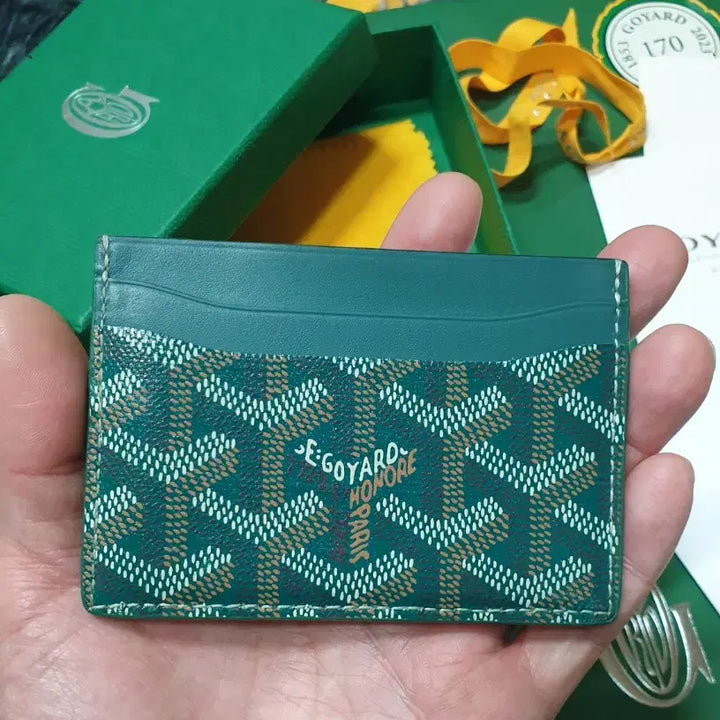 [BUNJANG] Goyard Saint Louis Card Holder Green / 고야드생쉴피스 카드지갑(그린)