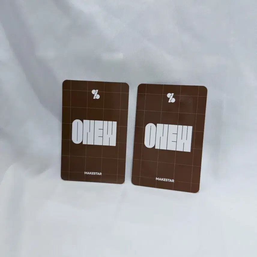 [BUNJANG] SHINee Onew Percent Photocard Bundle Set (2 Types) / 샤이니 온유 퍼센트 포카 2종 일괄