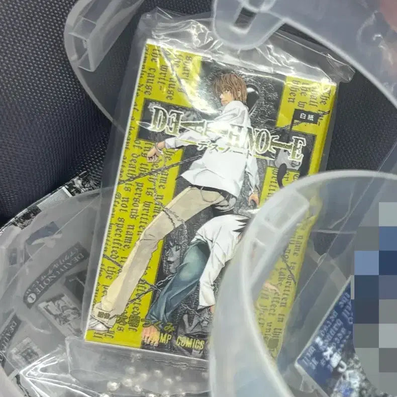 [BUNJANG] Death Note Comic Charm &amp; Sticker Set (Misa, L) / 데스노트 쿠지, 코믹챰, 스티커 코믹참 만화책 가챠 5권 B 미사미사 엘 일괄