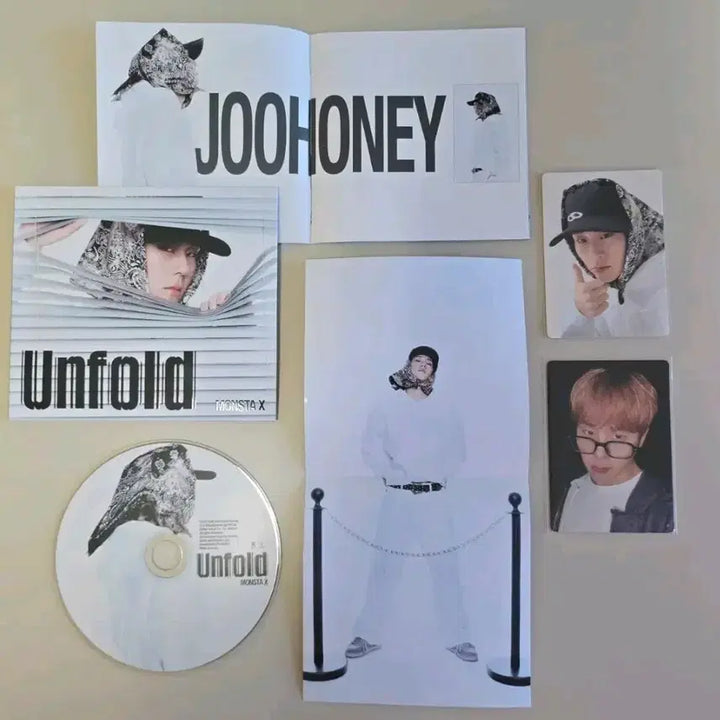 [BUNJANG] Monsta X Jooheon Unfold Album + Nerd Photocard / 몬스타엑스 언폴드 unfold 주헌 앨범 + 너드 포카