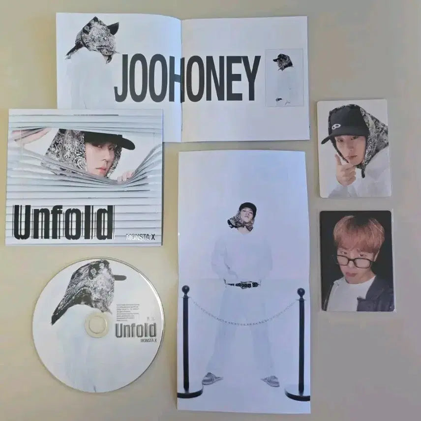 [BUNJANG] Monsta X Jooheon Unfold Album + Nerd Photocard / 몬스타엑스 언폴드 unfold 주헌 앨범 + 너드 포카
