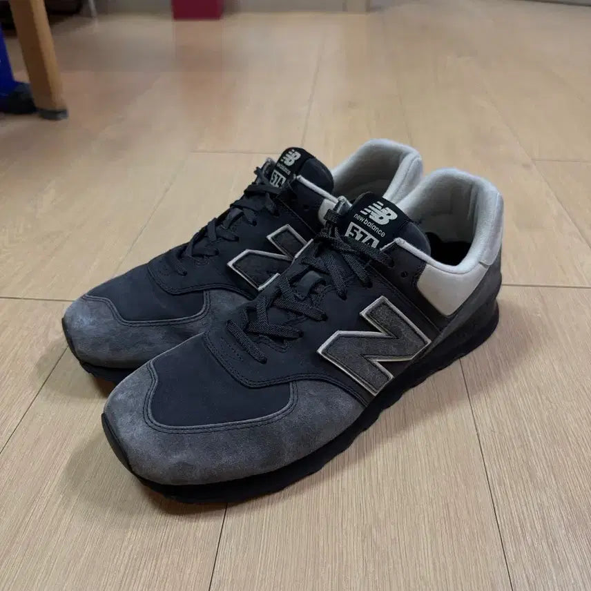 [BUNJANG] New Balance x Junya Watanabe MAN 574 Suede Grey Off-White / [300] 뉴발란스 준야와타나베 맨 574 스웨이드 그레이 오프화이트