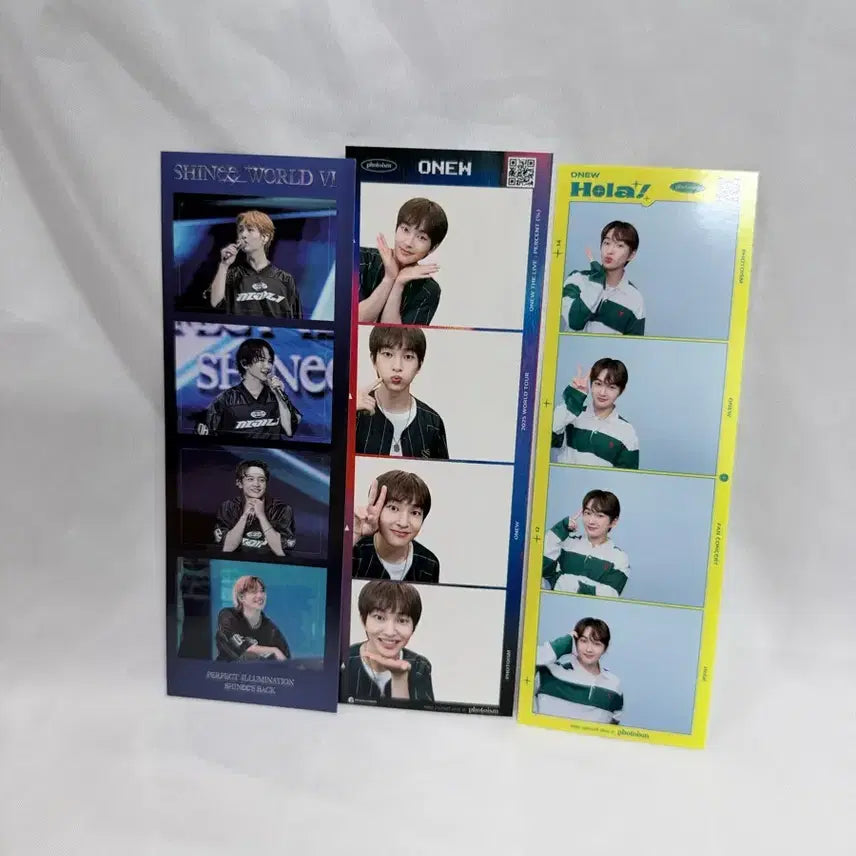 [BUNJANG] SHINee Onew Photoism Four-Cut Photo Bundle Set / 샤이니 온유 포토이즘 네컷포토 3장 일괄