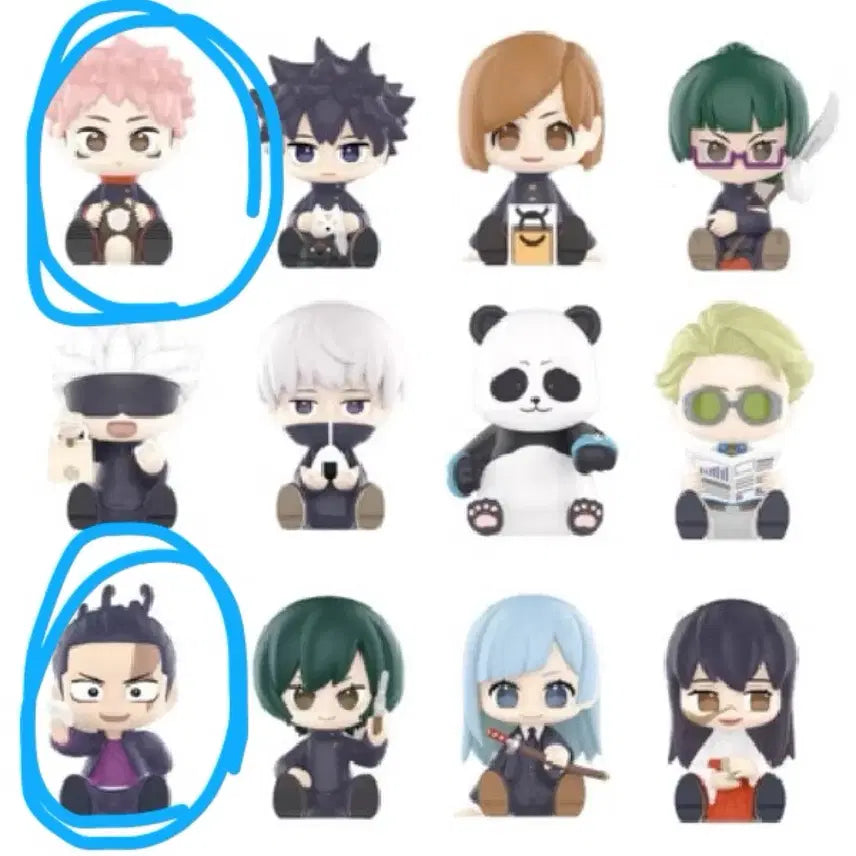 [BUNJANG] Jujutsu Kaisen Yuji &amp; Todo Pop Mart Figure Bundle Set / (일괄)주술회전 유지 토도 팝마트 피규어