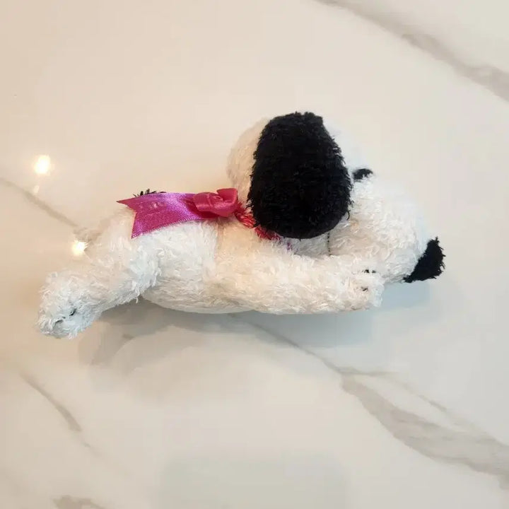 [BUNJANG] Snoopy Vintage Doll Pink Ribbon / 스누피 빈티지 인형