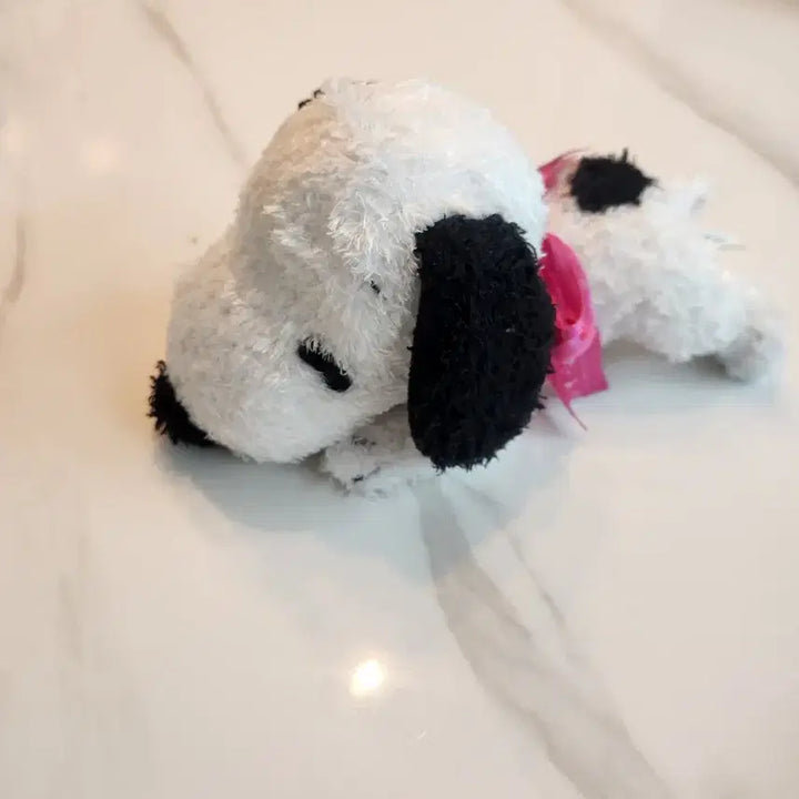 [BUNJANG] Snoopy Vintage Doll Pink Ribbon / 스누피 빈티지 인형