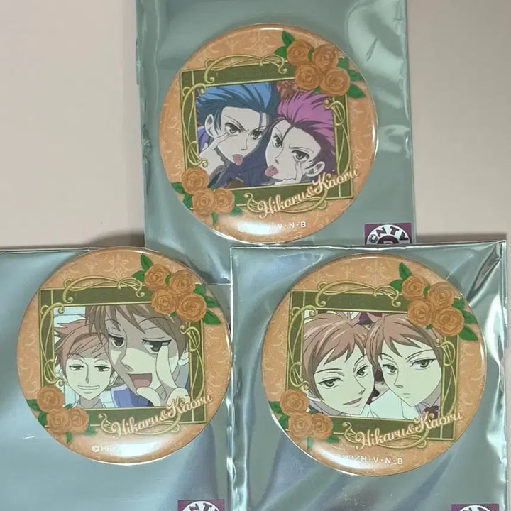 [BUNJANG] Ouran High School Host Club Hikaru Kaoru Can Badge Set / 오란고교 사교클럽 오란고교 호스트부 캔뱃지 히카루 카오루