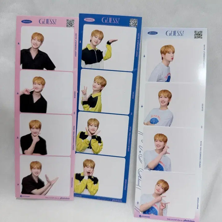 [BUNJANG] SHINEE ONEW Photoism 4-Cut Photo 3-Set Bundle / 샤이니 온유 포토이즘 네컷포토 3장 일괄