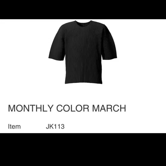 [BUNJANG] Homme Plissé ÉTÉ 24 Monthly Oversized Short Sleeve T-Shirt / 옴므플리세 24년 3월 먼슬리 오버핏 반팔 2