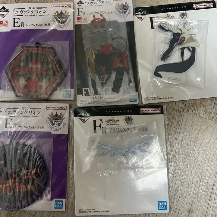 [BUNJANG] Evangelion E Prize F Prize Bundle Set / 에반게리온 E,F 일괄