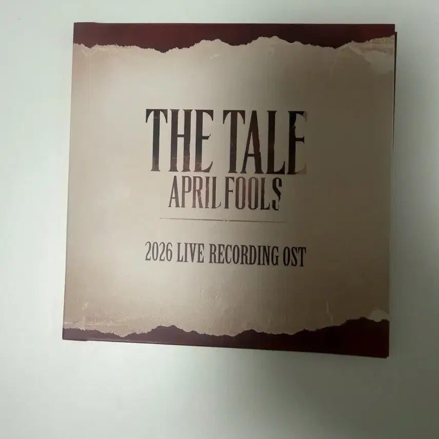 [BUNJANG] The Tale of April 2026 OST / 연뮤 더테일 에이프릴 풀스 2026 OST