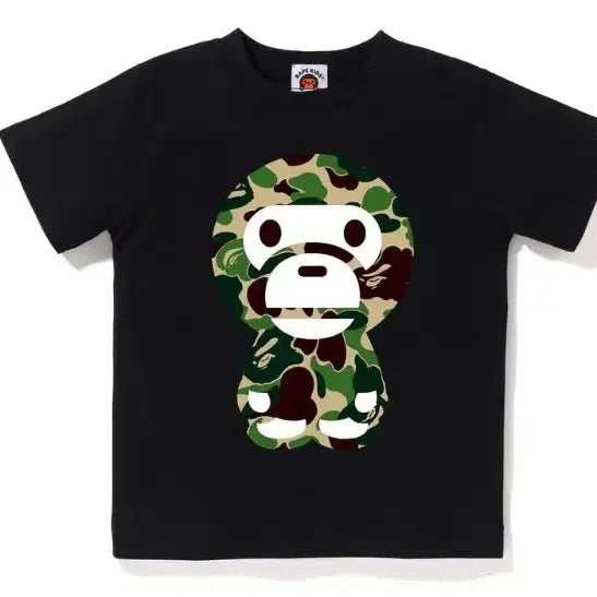 [SOLD OUT] 베이프 키즈 90 에이비씨 카모 마일로 반팔티