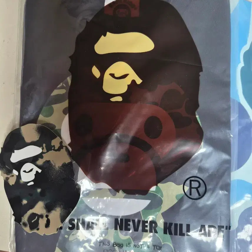 [SOLD OUT] 베이프 키즈 90 에이비씨 카모 마일로 반팔티
