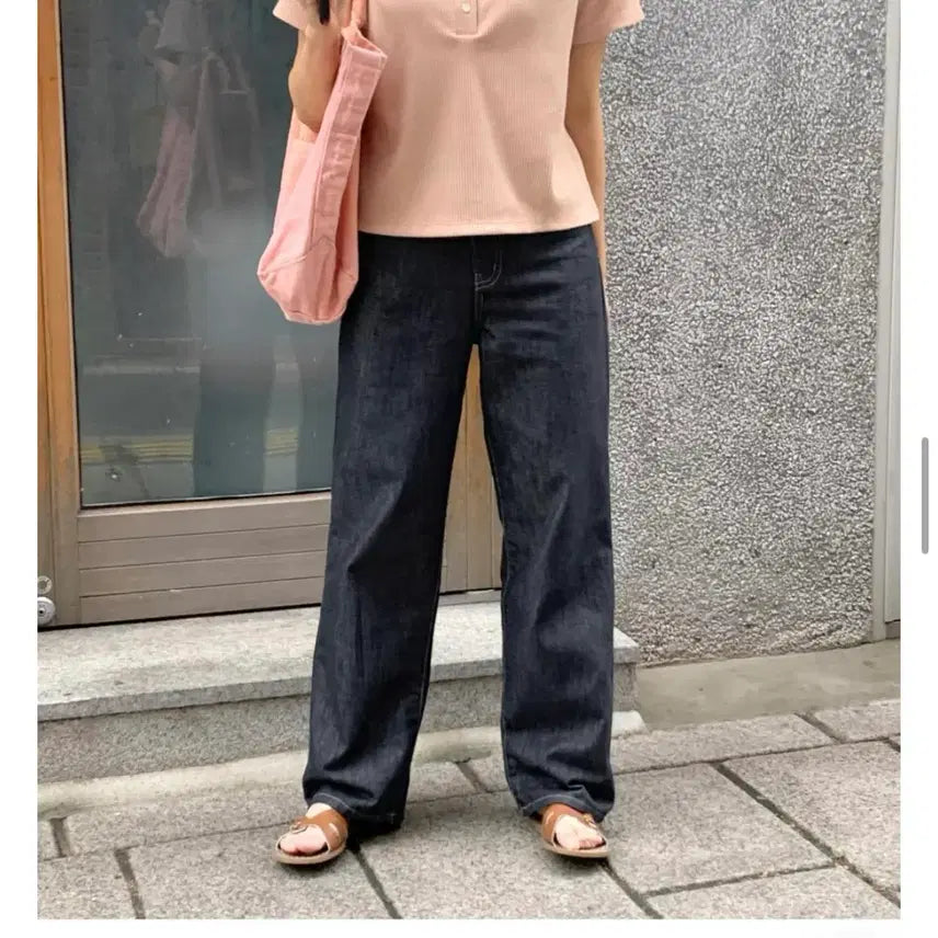 [BUNJANG] 98 Project Oki Raw Denim Wide Jeans XS / 98project 오키 생지 와이드 데님 XS