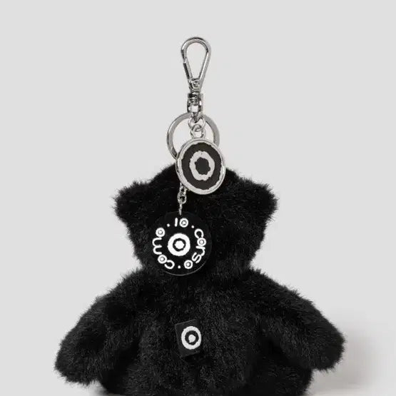 [BUNJANG] 10 Corso Como Dot Tote Bag with Bear Keyring (Black) / 10꼬르소꼬모 도트 토트백 + 베어 키링(블랙)