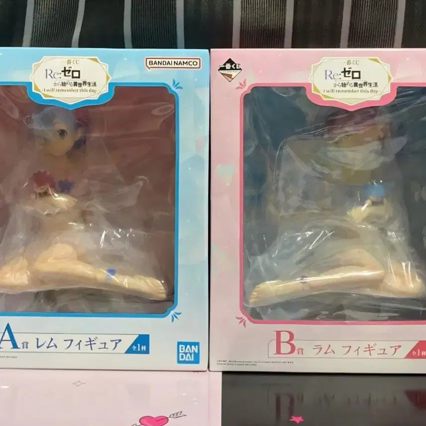 [BUNJANG] Re:Zero Ram &amp; Rem Ichiban Kuji A &amp; B Prize Figures / 택포21.6) re제로 리제로 렘 람 제일복권 a b상 피규어