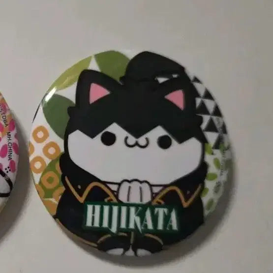 [BUNJANG] Gintama Megacat Nyankon Hijikata Can Badge / 은혼 메가캣 냥혼 히지카타 캔뱃지