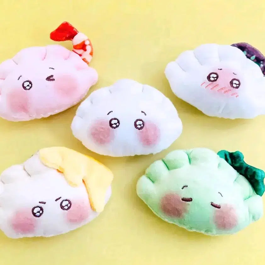 [BUNJANG] Peanuts Club Chaoz Mandu 3-Set Dumpling Doll Keychain / 피너츠 클럽 차오즈 만두 3종 세트 만두 인형 키링