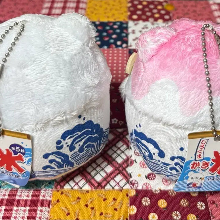 [BUNJANG] Vintage Japanese Bingsu Bear Plush Set / 일본 빙수곰 인형
