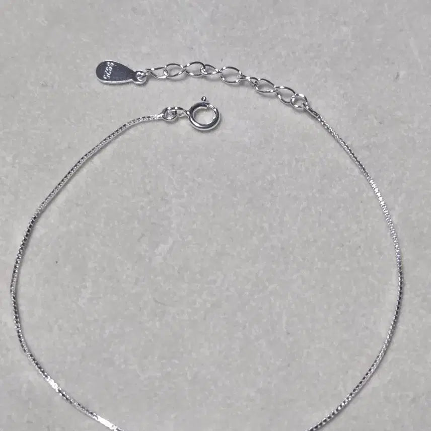[BUNJANG] Sterling Silver 925 Bracelet with 3 Charms / 은색 925 실버 팔찌 3개 참 포인트(새상품 무료배송
