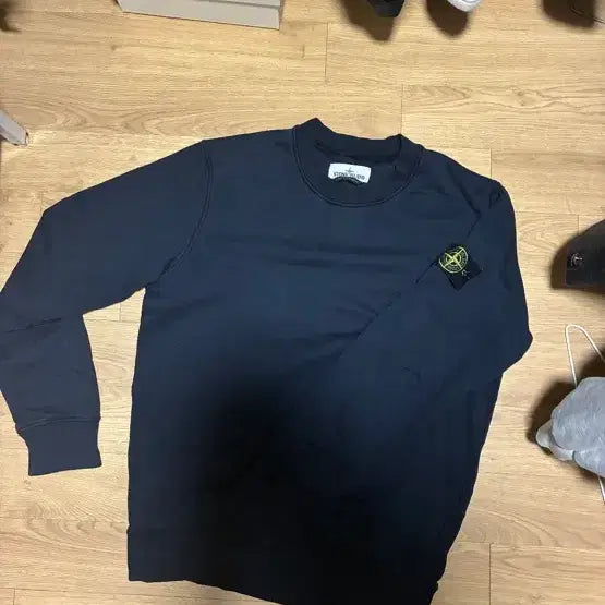 [BUNJANG] Stone Island Sweatshirt Navy L / 스톤아일랜드 맨투맨 네이비