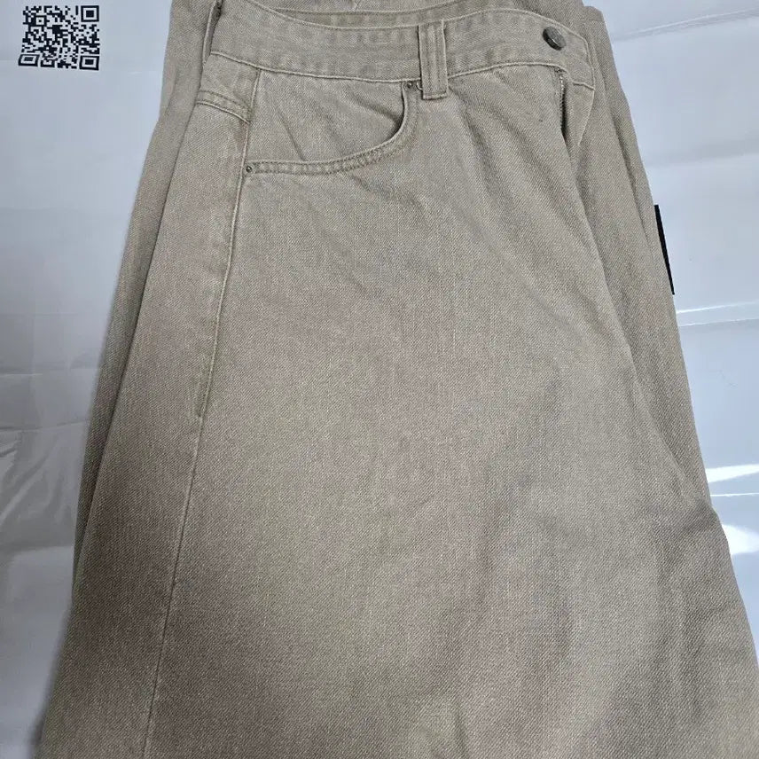 [BUNJANG] NOUN Wide Curved Denim (Beige) Size 2 / [노운] 와이드 커브드 데님 (베이지) 2size