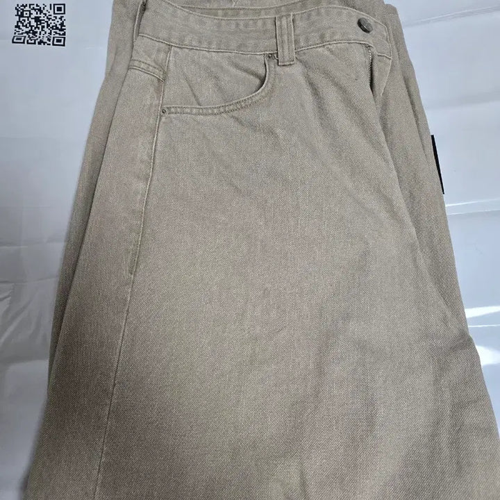 [BUNJANG] NOUN Wide Curved Denim (Beige) Size 2 / [노운] 와이드 커브드 데님 (베이지) 2size