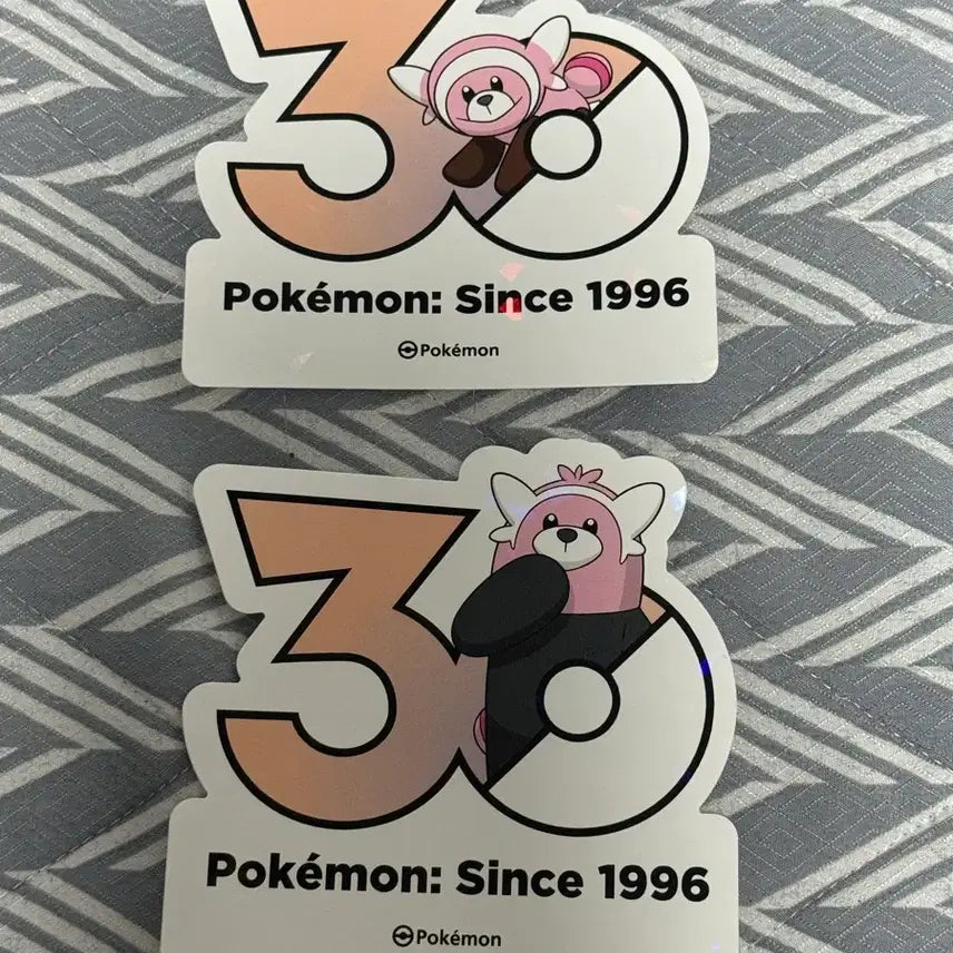 [BUNJANG] Pokemon 30th Anniversary Olive Young Sticker Set - Spoopybear &amp; Evenbear / 포켓몬 30주년 올영 스티커 포곰곰 이븐곰 세트