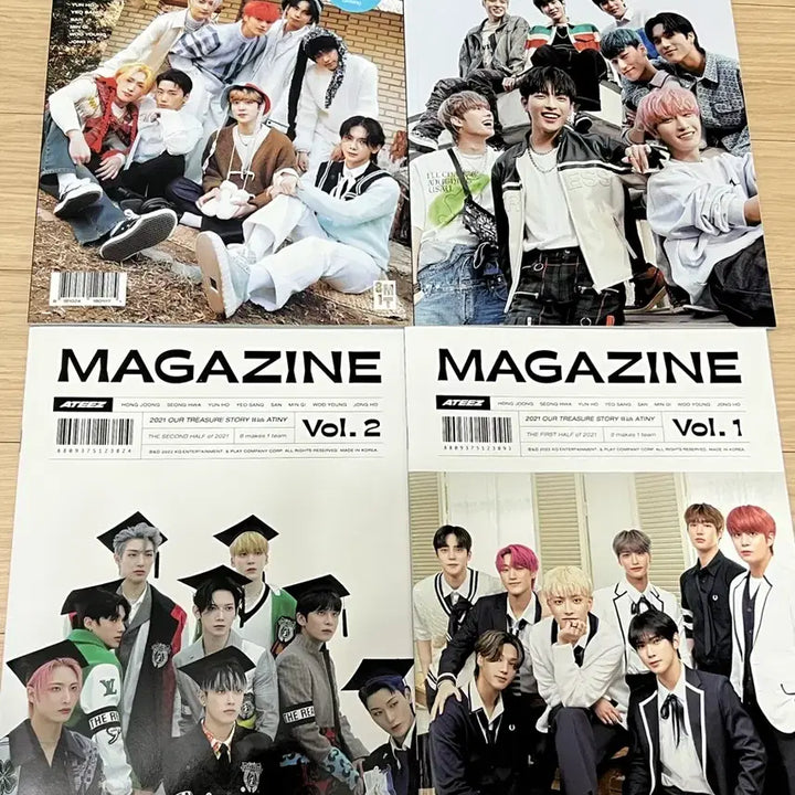 [BUNJANG] ATEEZ Magazine Bundle Set (Unsealed) / 에이티즈 매거진 개봉 일괄