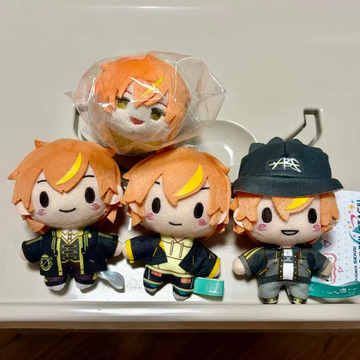 [BUNJANG] Project SEKAI Shinonome Akito Crane Plush Sanrio Doll Mochi Ball Set / 프세카 비배스 시노노메 아키토 크레인 누이 산리오 인형 모찌마스 일괄