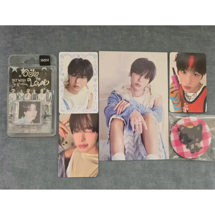 [BUNJANG] NCT WISH Wish OFFICIAL LIGHT STICK Ver. 2 (EROS ver.) Photocard, Sealed Album, POB / 엔시티 위시 오드투러브 미개봉 스미니 앨범  + 에로스 버전 포카 리쿠