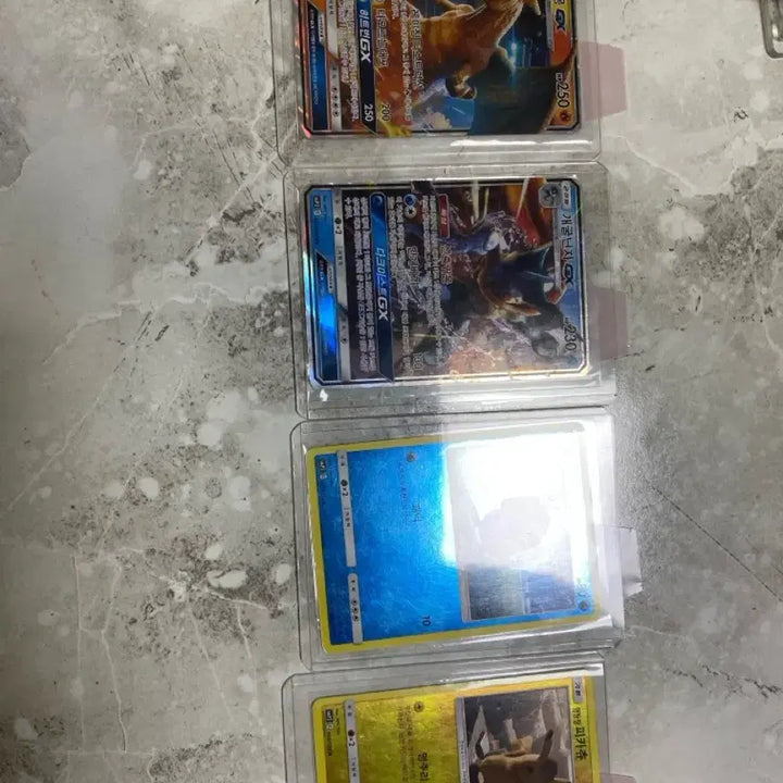 [BUNJANG] Pokemon Card Set: Detective Pikachu, Charizard GX, Greninja GX, Psyduck, Pikachu / 포켓몬카드(명탐정피카츄) 리자몽gx 개굴닌자gx 고라파덕 피카츄