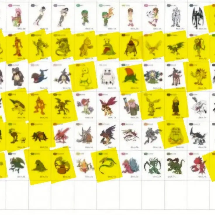 [BUNJANG] Digimon Sticker Collection / 디지몬 띠부씰