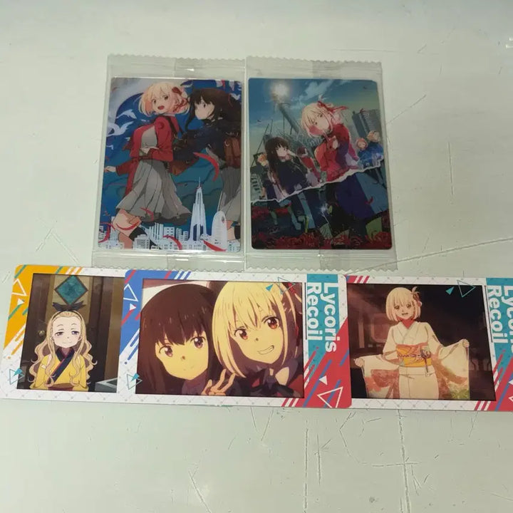[BUNJANG] Lycoris Recoil Wafers Metal Card Set / 리코리스 리코일 웨하스 메탈 카드 포카 스냅마이드